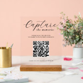 Capturez les souvenirs Code QR de photo de mariage (Mariage)
