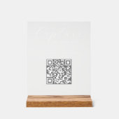 Capturez les souvenirs Code QR de photo de mariage (Recto)
