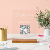 Capturez les souvenirs Code QR de photo de mariage (Mariage)