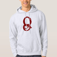 Veste à capuchon en forme Q