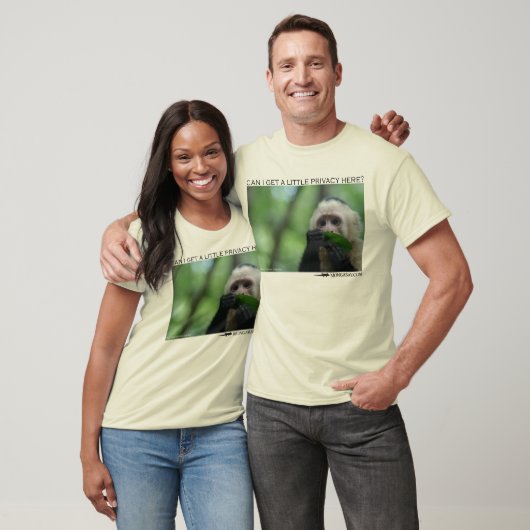 Capuchin-aap - Privacy alsjeblieft T-shirt (Unisex)