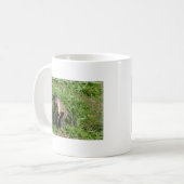 Capuchin Monkey Mugging voor camera Koffiemok (Voorkant links)