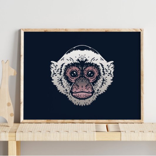 Capuchin Monkey | Muurafdrukken voor kinderen Poster