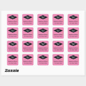 Capuchon de graduation noir #1-2 Stickers (Feuille)