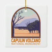 Capulin Volcano  nationaal monument Keramisch Ornament (Achterkant)