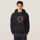 Capy 4th of July Capybara USA Hoodie (Voorkant volledig)