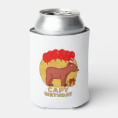 Capy Birthday Blikjeskoeler (Blikje Voorkant)