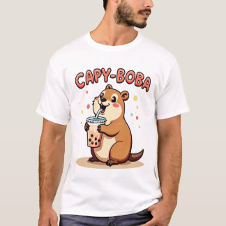 Capy Boba - Schattigee Capibara T-shirt