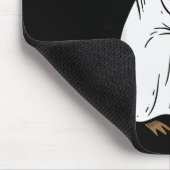 Capy-boo-ra Cappy Halloween Funny Capybara Costume Muismat (Hoek)