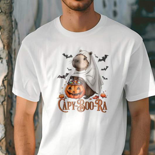 Capy-boo-ra Capybara Halloween Funny T-shirt