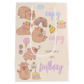 Capy capy birthday medium cadeauzakje (Achterkant)