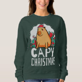 Capy Christmas Capybara Trui (Voorkant)