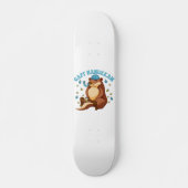 Capy Hanukkah Funny Jewish Capybara Hanukkah Gift Skateboard (Voorkant)