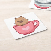 Capy Love Paper Onderzetter (Schuin)