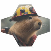 "Capybara à la Secourt : Pompier Extraordinair (Plat)