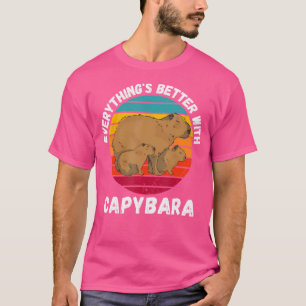 Capybara Alles is beter met Capybara T-shirt