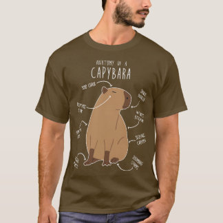 Capybara Anatomy 3 T-shirt