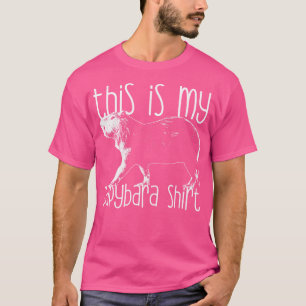 Capybara Animal Dit is mijn capibara T-shirt