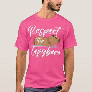 Capybara Animals Pet respecteert het Capybara T-shirt