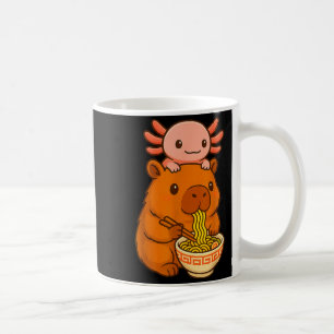 Capybara Anime Ramen Axolotl Grappig Grafisch Kawa Koffiemok