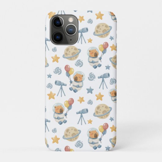 Capybara Astronaut Pattern Case-Mate iPhone Case (Achterkant)