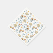 Capybara Astronaut Pattern Napkins Servet (Hoek)