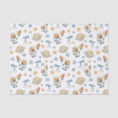 Capybara Astronaut Pattern Tissue Paper Tissuepapier (Voorkant)