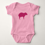Capybara Baby Creeper Romper (Voorkant)