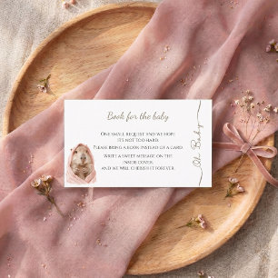 Capybara Baby Shower • Book for Baby Visitekaartje