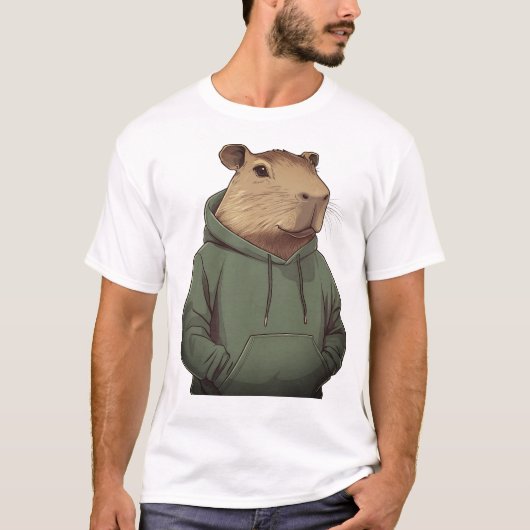 Capybara Baby T-shirt Baby Bodysuit (Voorkant)