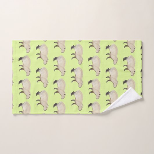 Capybara Bath Towel Set Bad Handdoek (Handdoek)