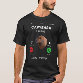 Capybara belt en ik moet naar Capybara T-shirt