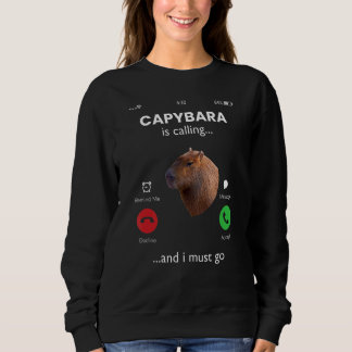 Capybara belt en ik moet naar Capybara Trui