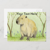 Capybara Blues Briefkaart (Voorkant / Achterkant)