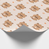 Capybara Boba Cadeaupapier (Hoek)