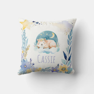 Capybara Boho Nom Coussin de la garderie
