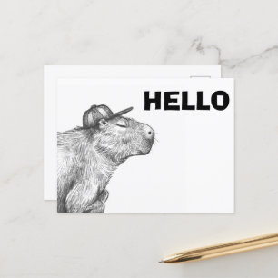 Capybara Briefkaart