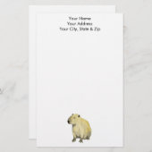 Capybara Briefpapier (Voorkant / Achterkant)