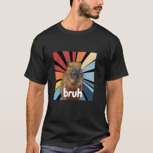 Capybara Bruh - Grappige meme Graphic Capybara Lov T-shirt