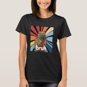 Capybara Bruh - Grappige meme Graphic Capybara Lov T-shirt