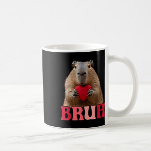 Capybara Bruh Meme Grappig Gezegde Tiener Jongens  Koffiemok