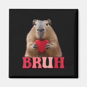 Capybara Bruh Meme Grappig Gezegde Tiener Jongens Magneet