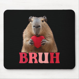 Capybara Bruh Meme Grappig Gezegde Tiener Jongens  Muismat