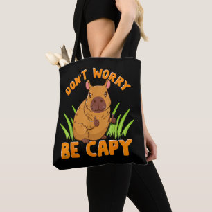 Capybara Cadeau Schattig Grappig Dierentuin Dieren Draagtas