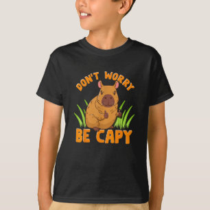 Capybara Cadeau Schattig Grappig Dierentuin Dieren T-shirt