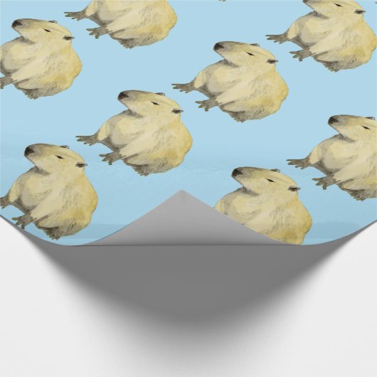 Capybara Cadeaupapier (Hoek)