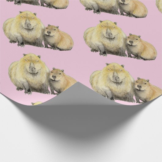 Capybara Cadeaupapier (Hoek)