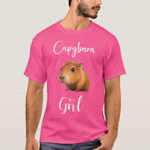 Capybara Capybara Meisje Grappig Schattige Capy Ca T-shirt