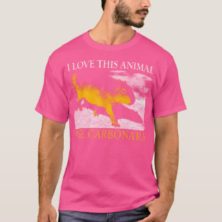Capybara Carbonara Ik hou van dit dier, de Carbona T-shirt