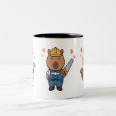 Capybara Carpenter Mok | Grappige houtbewerking ko (Center)